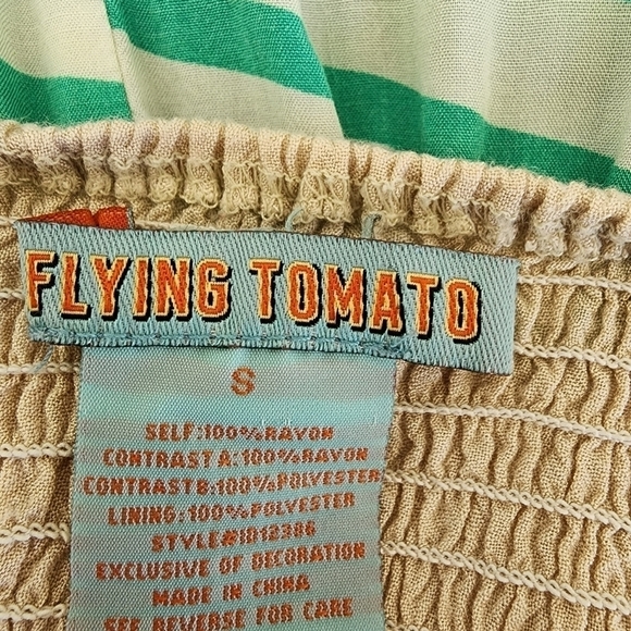 Flying Tomato Strapless Boho Maxi Dress Size S - Picture 11 of 13